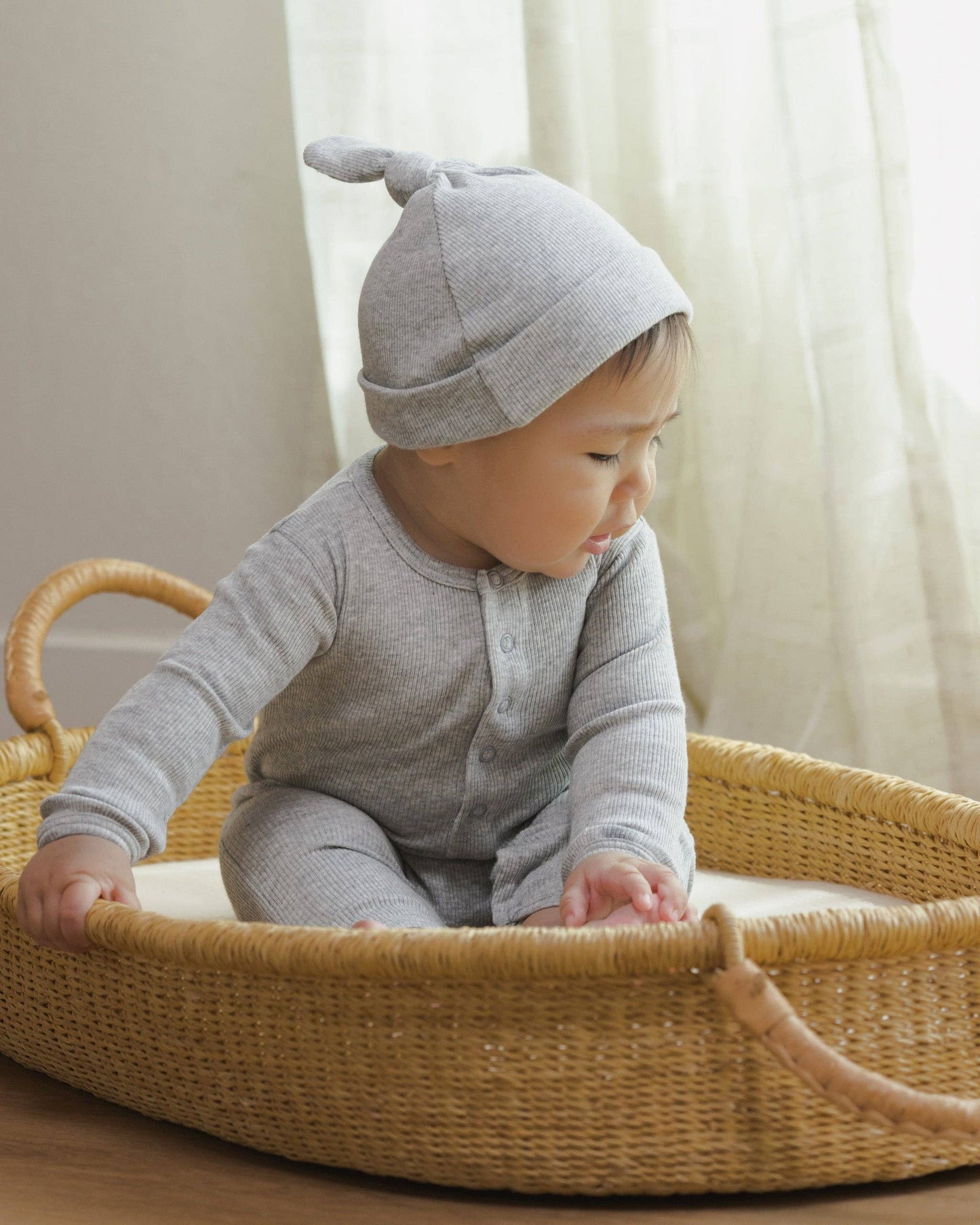 Ribbed Baby Jumpsuit | Quincy Mae