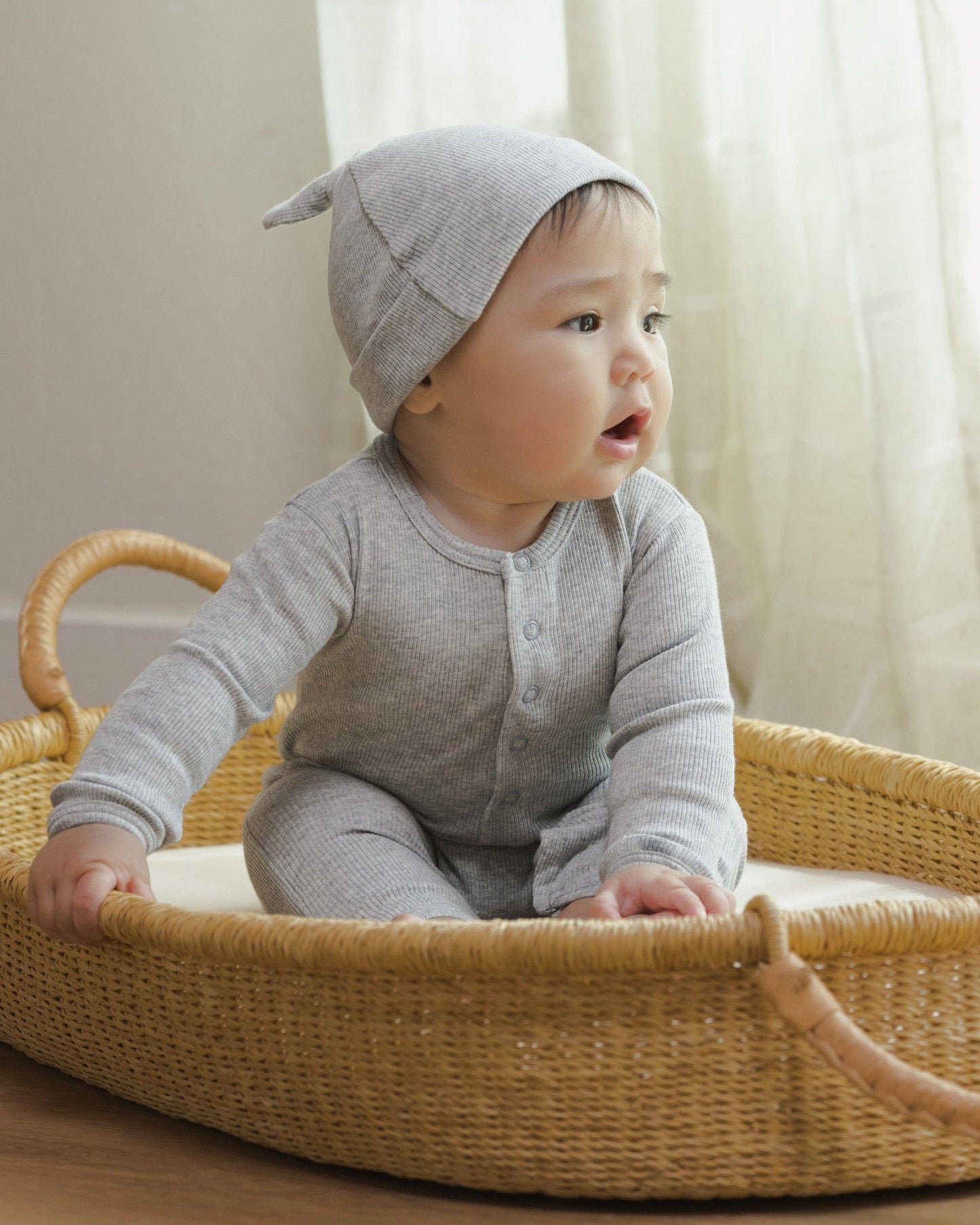 Ribbed Baby Jumpsuit | Quincy Mae