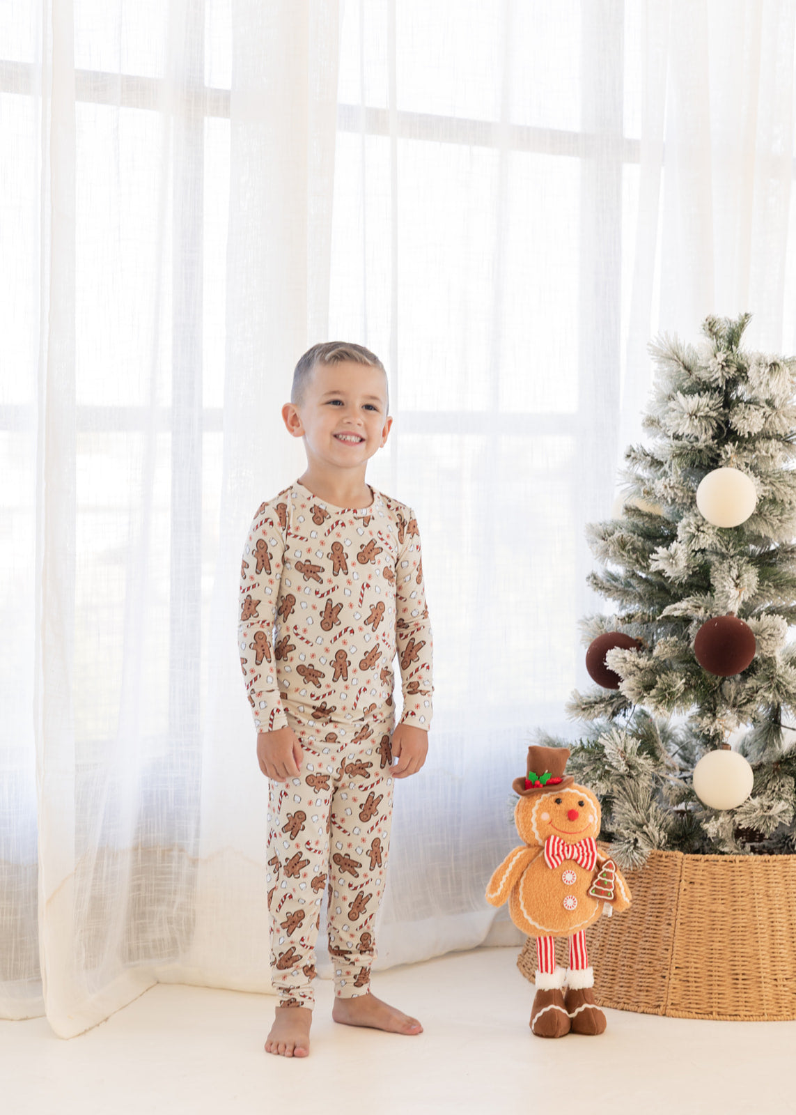 Christmas Gingerbread | Bamboo Two Piece Pajamas
