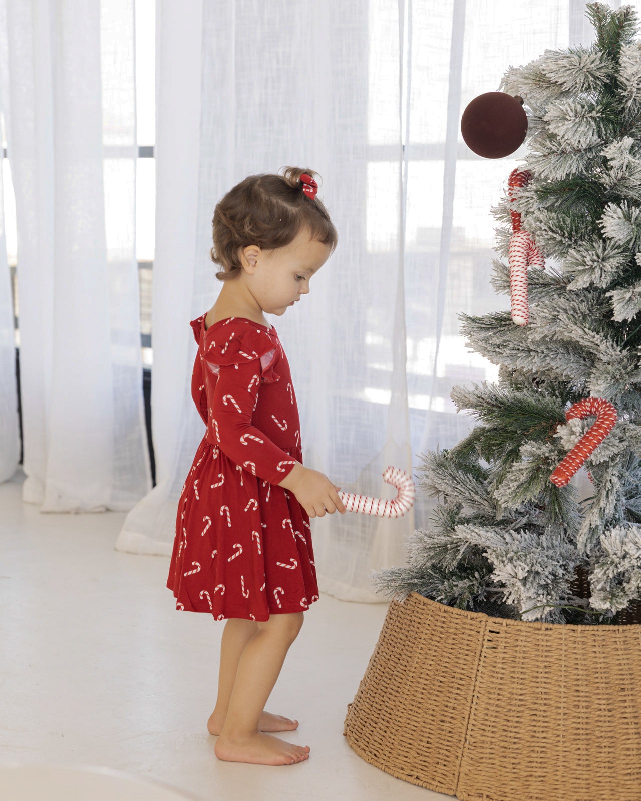 Christmas Candy Cane | Bamboo Twirl Dress